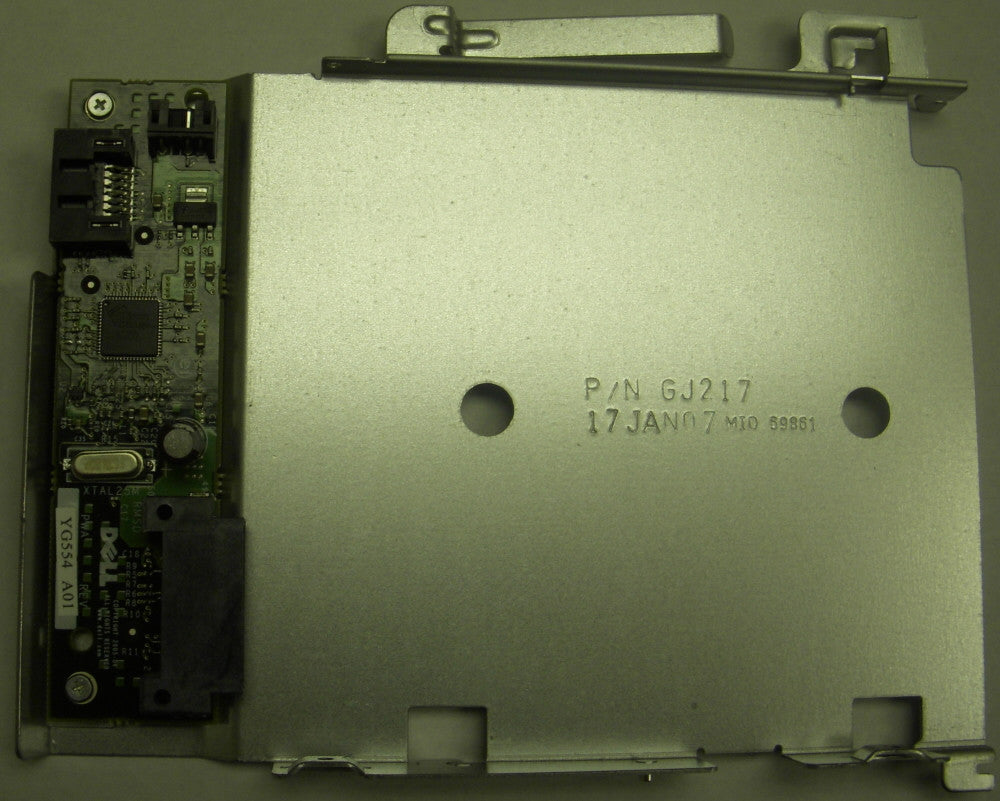 FOR Dell OptiPlex 740 and OptiPlex 745 Dell Part:  GJ217 WITH YG554 (BOTH PARTS SATA BOARDS AND METAL CADDY)