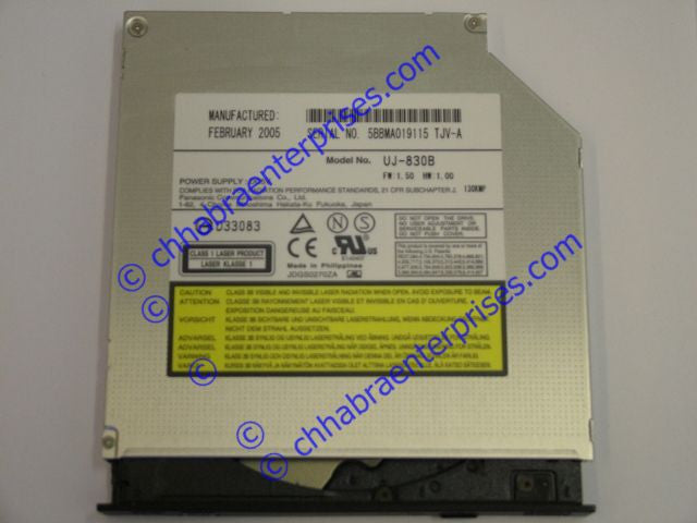 Uj-830 Panasonic DVD-RW Drives For Laptops  -  uj830