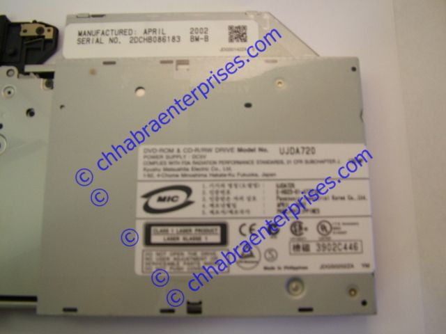 UJDA-720 Panasonic Combo Drives For Laptops  -  UJDA720