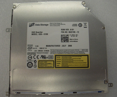 WX660 -  Dell XPS M1330 Slot Load DVD±RW DVDRW Drive GSA-S10N, WX660