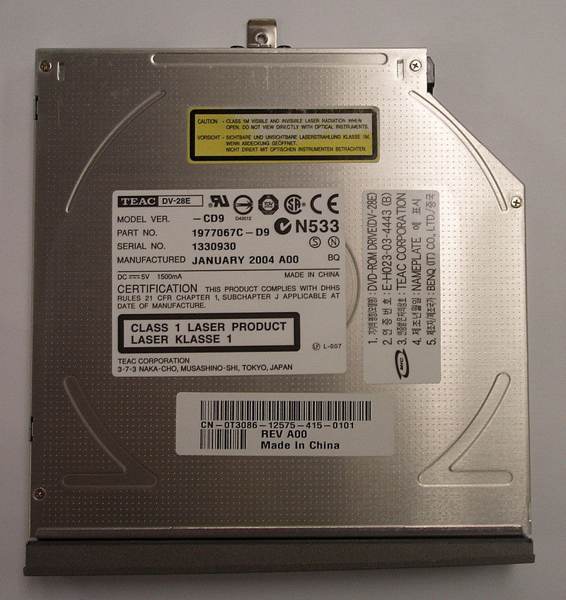 0T3086 DVD For Dell Inspiron 1100, 1150, 5100, 5150, 5160, 100L<br />