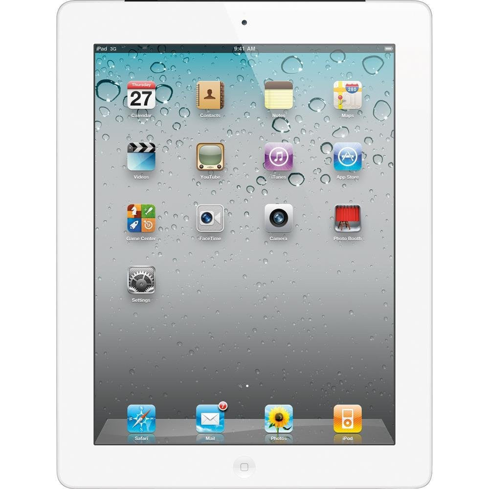 Apple iPad 2nd Gen White 64GB WiFi + AT&T -  A1395 MC994LL/A
