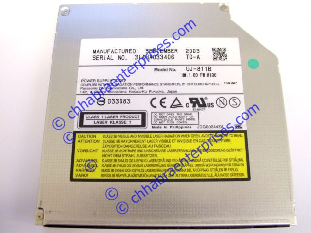 UJ-811B Panasonic DVD-RW Drives For Laptops  -  UJ811B